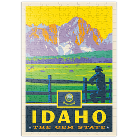 Darstellung des Puzzle Motivs Idaho: The Gem State - Puzzleteile: 200