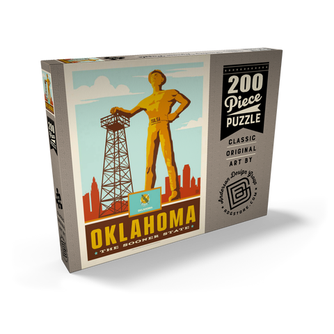 Oklahoma: The Sooner State 200 Puzzle Schachtel Ansicht2