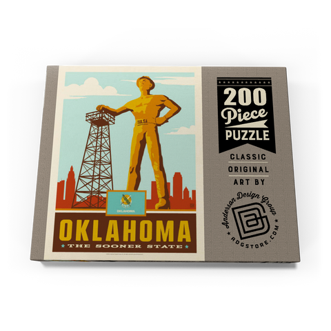 Oklahoma: The Sooner State 200 Puzzle Schachtel Ansicht3