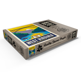 Alternative Darstellung des Puzzle-Motivs West Virginia: The Mountain State – Puzzleteile: 1000