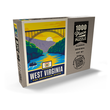 West Virginia: The Mountain State 1000 Puzzle Schachtel Ansicht2