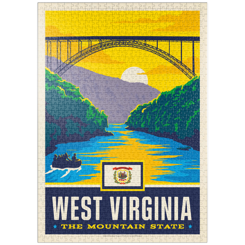 puzzleplate West Virginia: The Mountain State 1000 Puzzle