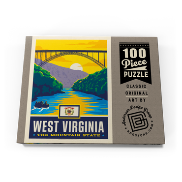 West Virginia: The Mountain State 100 Puzzle Schachtel Ansicht3