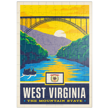 puzzleplate West Virginia: The Mountain State 100 Puzzle