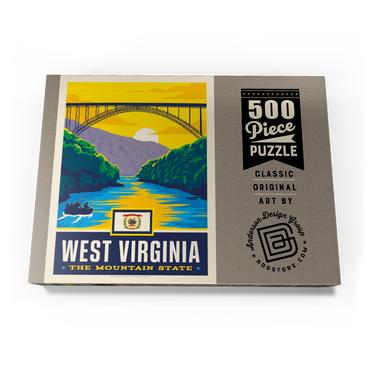 West Virginia: The Mountain State 500 Puzzle Schachtel Ansicht3