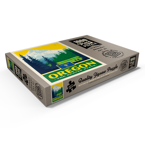 Oregon: The Beaver State 1000 Puzzle Schachtel Ansicht1