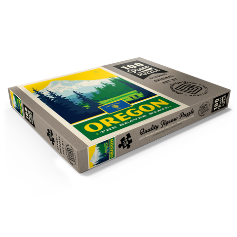 Oregon: The Beaver State 100 Puzzle Schachtel Ansicht1