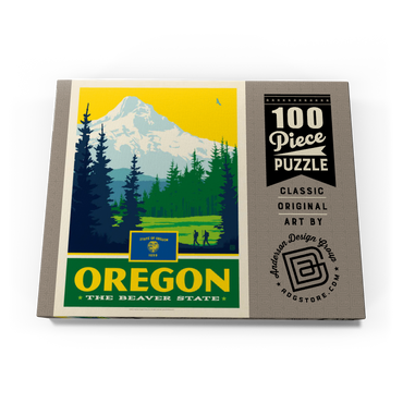 Oregon: The Beaver State 100 Puzzle Schachtel Ansicht3