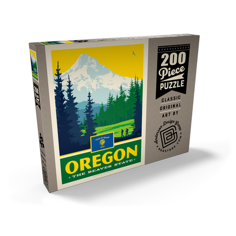 Oregon: The Beaver State 200 Puzzle Schachtel Ansicht2