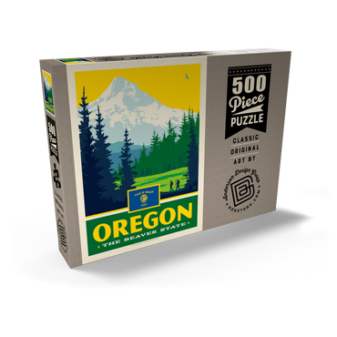 Oregon: The Beaver State 500 Puzzle Schachtel Ansicht2