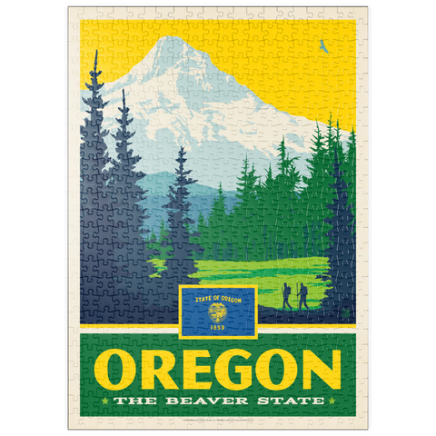 puzzleplate Oregon: The Beaver State 500 Puzzle