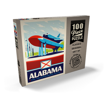 Alabama: The Yellowhammer State 100 Puzzle Schachtel Ansicht2
