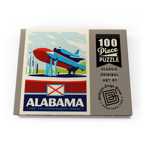 Alabama: The Yellowhammer State 100 Puzzle Schachtel Ansicht3