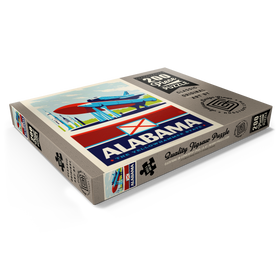 Alternative Darstellung des Puzzle-Motivs Alabama: The Yellowhammer State – Puzzleteile: 200