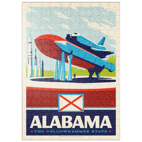 Darstellung des Puzzle-Motivs Alabama: The Yellowhammer State – Puzzleteile: 200