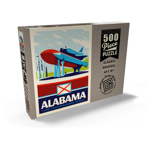 Alabama: The Yellowhammer State 500 Puzzle Schachtel Ansicht2
