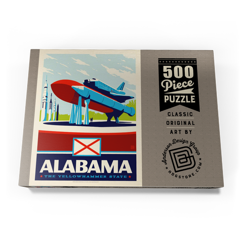 Alabama: The Yellowhammer State 500 Puzzle Schachtel Ansicht3