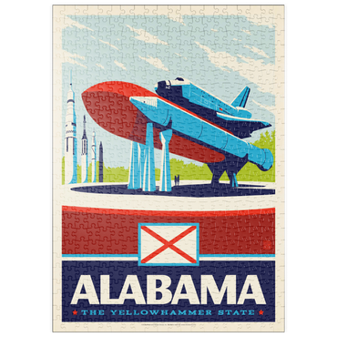 puzzleplate Alabama: The Yellowhammer State 500 Puzzle