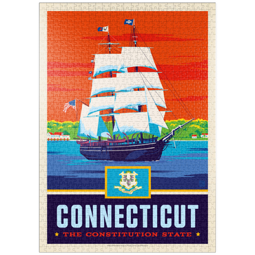 puzzleplate Connecticut: The Constitution State 1000 Puzzle