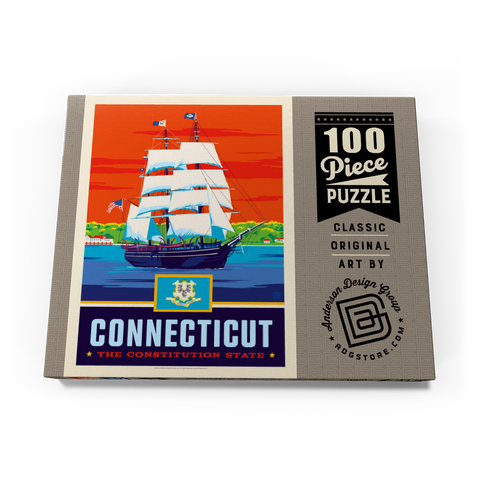 Connecticut: The Constitution State 100 Puzzle Schachtel Ansicht3