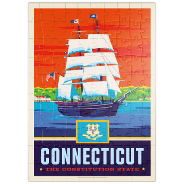 puzzleplate Connecticut: The Constitution State 100 Puzzle