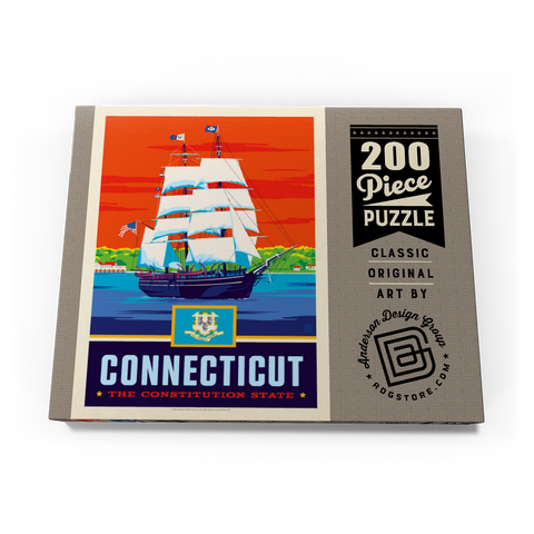 Connecticut: The Constitution State 200 Puzzle Schachtel Ansicht3