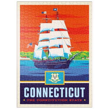 puzzleplate Connecticut: The Constitution State 500 Puzzle