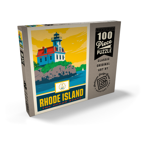 Rhode Island: The Ocean State 100 Puzzle Schachtel Ansicht2
