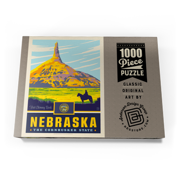 Nebraska: The Cornhusker State 1000 Puzzle Schachtel Ansicht3