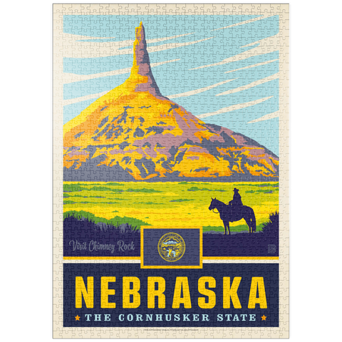 puzzleplate Nebraska: The Cornhusker State 1000 Puzzle