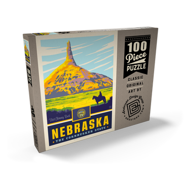 Nebraska: The Cornhusker State 100 Puzzle Schachtel Ansicht2