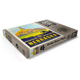 Darstellung des Puzzle Motivs Nebraska: The Cornhusker State - Puzzleteile: 200