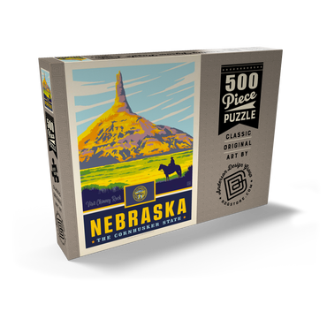 Nebraska: The Cornhusker State 500 Puzzle Schachtel Ansicht2