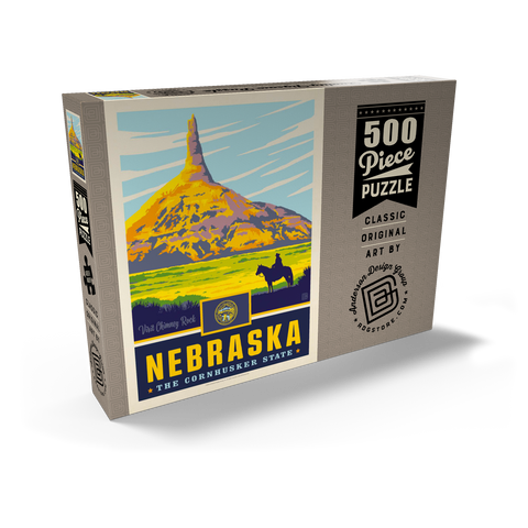 Nebraska: The Cornhusker State 500 Puzzle Schachtel Ansicht2