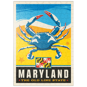 Darstellung des Puzzle Motivs Maryland: The Old Line State - Puzzleteile: 200