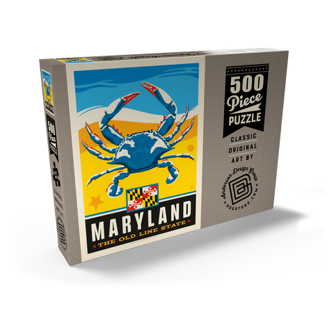 Maryland: The Old Line State 500 Puzzle Schachtel Ansicht2