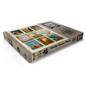 Darstellung des Puzzle Motivs New York City: Multi-Image Print - Edition 1, Vintage Poster - Puzzleteile: 200