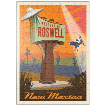 puzzleplate Roswell, New Mexico, Vintage Poster 200 Puzzle