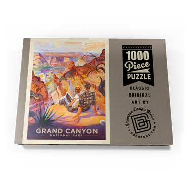 Grand Canyon National Park: A Grand Vista, Vintage Poster 1000 Puzzle Schachtel Ansicht3