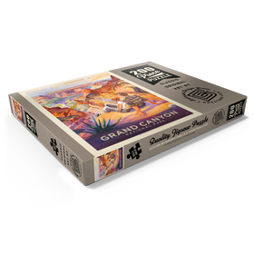 Darstellung des Puzzle Motivs Grand Canyon National Park: A Grand Vista, Vintage Poster - Puzzleteile: 200