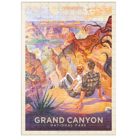 Darstellung des Puzzle Motivs Grand Canyon National Park: A Grand Vista, Vintage Poster - Puzzleteile: 200