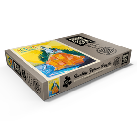 Darstellung des Puzzle Motivs Acadia National Park: Lighthouse (Mod Design), Vintage Poster - Puzzleteile: 1000