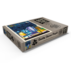 Darstellung des Puzzle Motivs Miami, FL: South Beach (Mod Design), Vintage Poster - Puzzleteile: 500