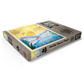 Darstellung des Puzzle Motivs Palm Springs, CA (mod design), vintage poster - Puzzleteile: 100