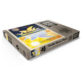 Darstellung des Puzzle Motivs Australia: Sydney Opera House (mod design), vintage poster - Puzzleteile: 100