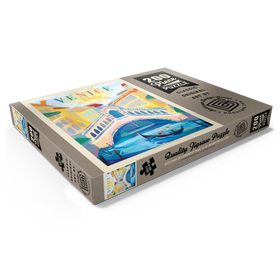 Darstellung des Puzzle Motivs Italy, Venice: (Mod Design), Vintage Poster - Puzzleteile: 200