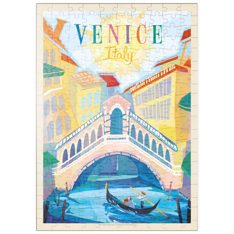puzzleplate Italy, Venice: (Mod Design), Vintage Poster 200 Puzzle