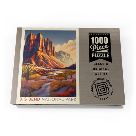 Big Bend National Park: Wonderland, Vintage Poster 1000 Puzzle Schachtel Ansicht3