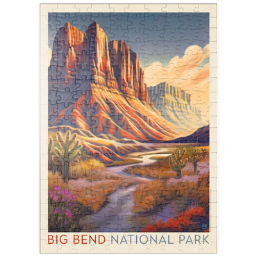 puzzleplate Big Bend National Park: Wonderland, Vintage Poster 200 Puzzle