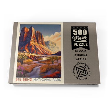 Big Bend National Park: Wonderland, Vintage Poster 500 Puzzle Schachtel Ansicht3